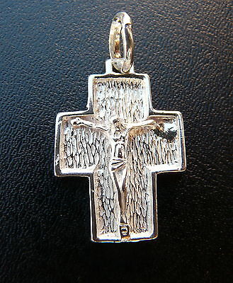 CROCE con Cristo Ciondolo argento 925 millesimi sterling silver
