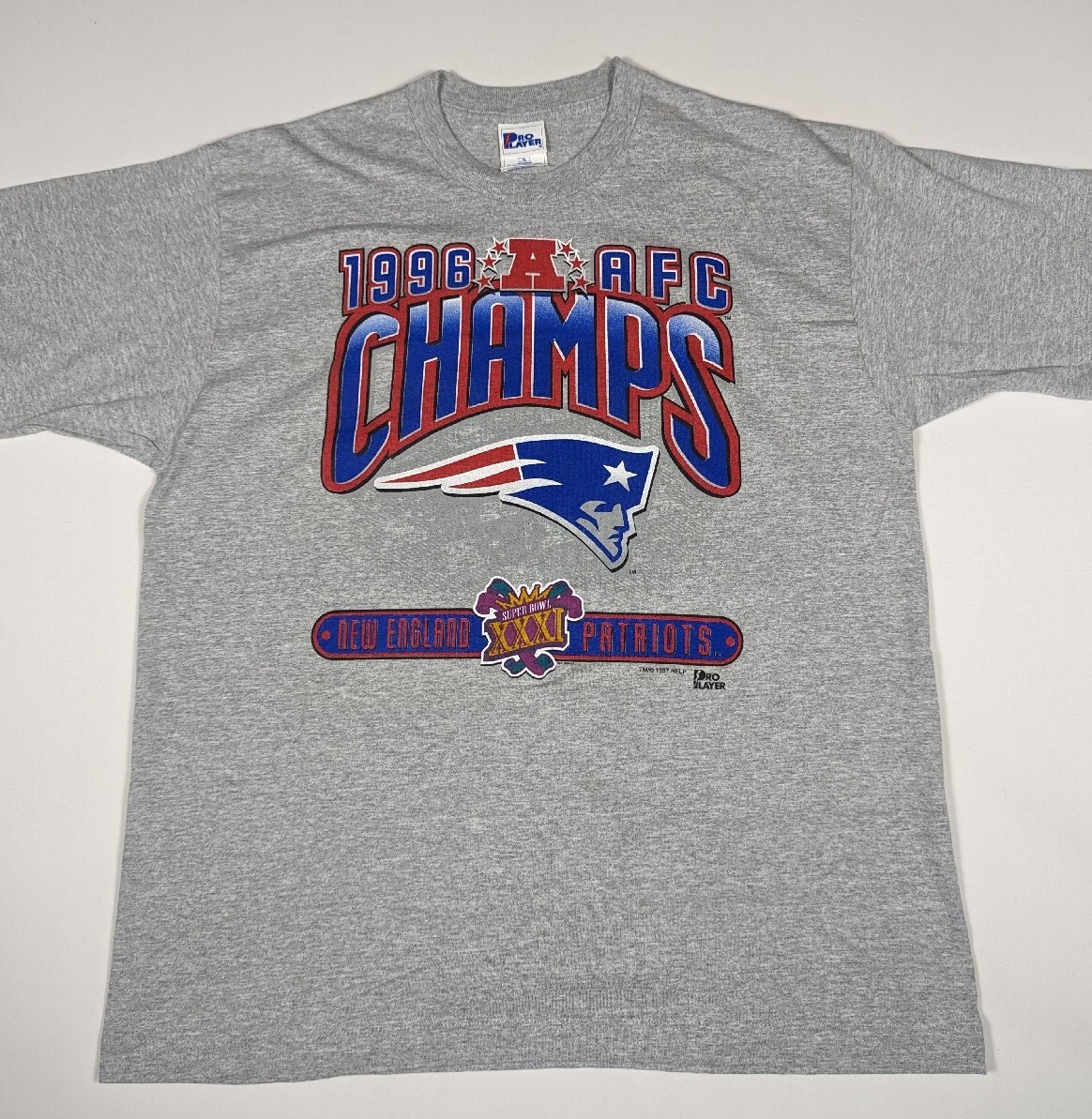 Vintage 1996 New England Patriots AFC Champs Super Bowl Pro Player 