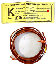 Omega L-0044K Thermocouple Type K Teflon Cable Length 72 in, 72" Dia/Ga .032