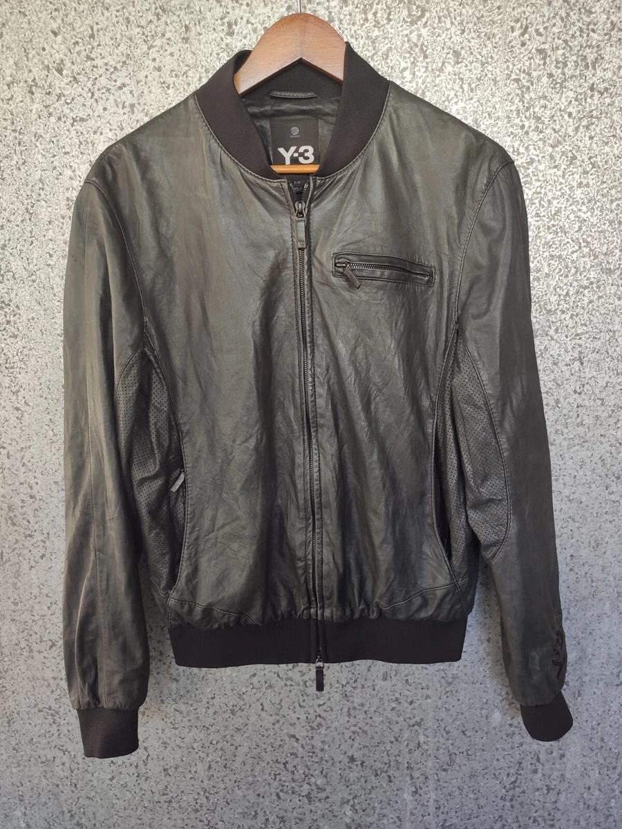 Yohji Yamamoto leather jacket calf skin Y3 x Adidas