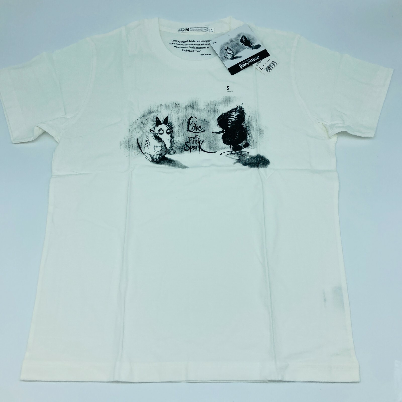 Disney Frankenweenie X Uniqlo Ladies Graphic T Shirt Sparky Persephone Ver Ebay