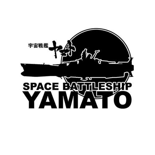 New Space Battleship Yamato Star Blazers Winyl Die Cut Naklejka  - Zdjęcie 1 z 2