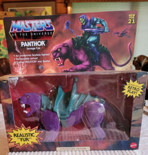 MOTU 2021 Origins PANTHOR Flocked FUR Masters of the Universe He-Man Brand New