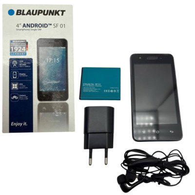 Blaupunkt SF 01 Android Smartphone 4'' Display 32GB 5MP Camera Unlocked Dual SIM