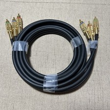 6 Ft Composite Audio Video A/V AV Cable for TV DVD VCR  More - 3 prong/3 prong