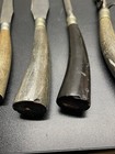 Meat Carving Forks Knifes  stag horn handles Rustic 5 piece vintage — photo 3