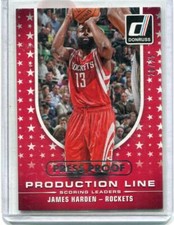 2014-15 Donruss - JAMES HARDEN - Silver Press Proof Production Line #d 20/25
