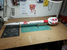 Vega Explorer Model Rocket Kit Super Vega Companion Rocket w/Stickershock decals