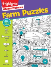 Highlights Favorite Hidden PicturesÂ® Farm Puzzles - Paperback - GOOD