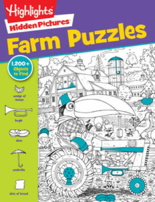 #ad Highlights Favorite Hidden Pictures Farm Puzzles Paperback GOOD $4.16