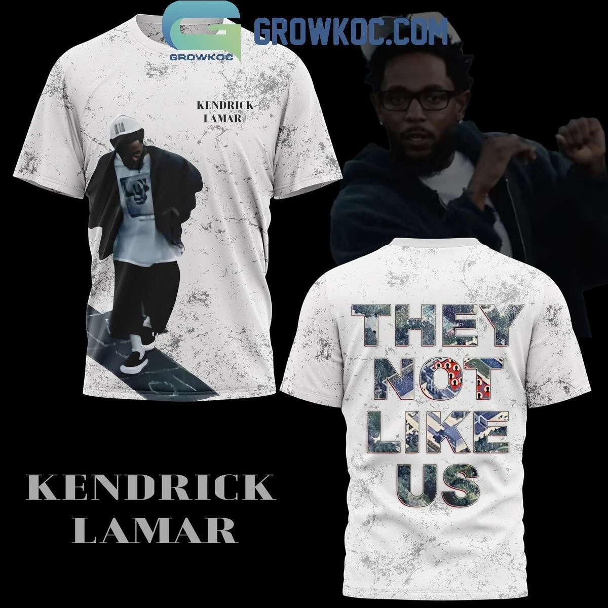 Kendrick Lamar They Not Like Us 2024 Single  T-Shirt 3D