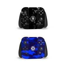 CHELSEA FOOTBALL CLUB MIXED LOGO VINYL SKIN FOR NINTENDO SWITCH JOY CONTROLLER