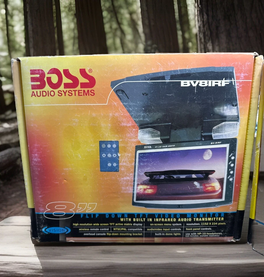 Boss mobile video monitor 8” BV8IRF & DVD/CD Player DVD- 2500 NIB Vision - Image 2 of 4