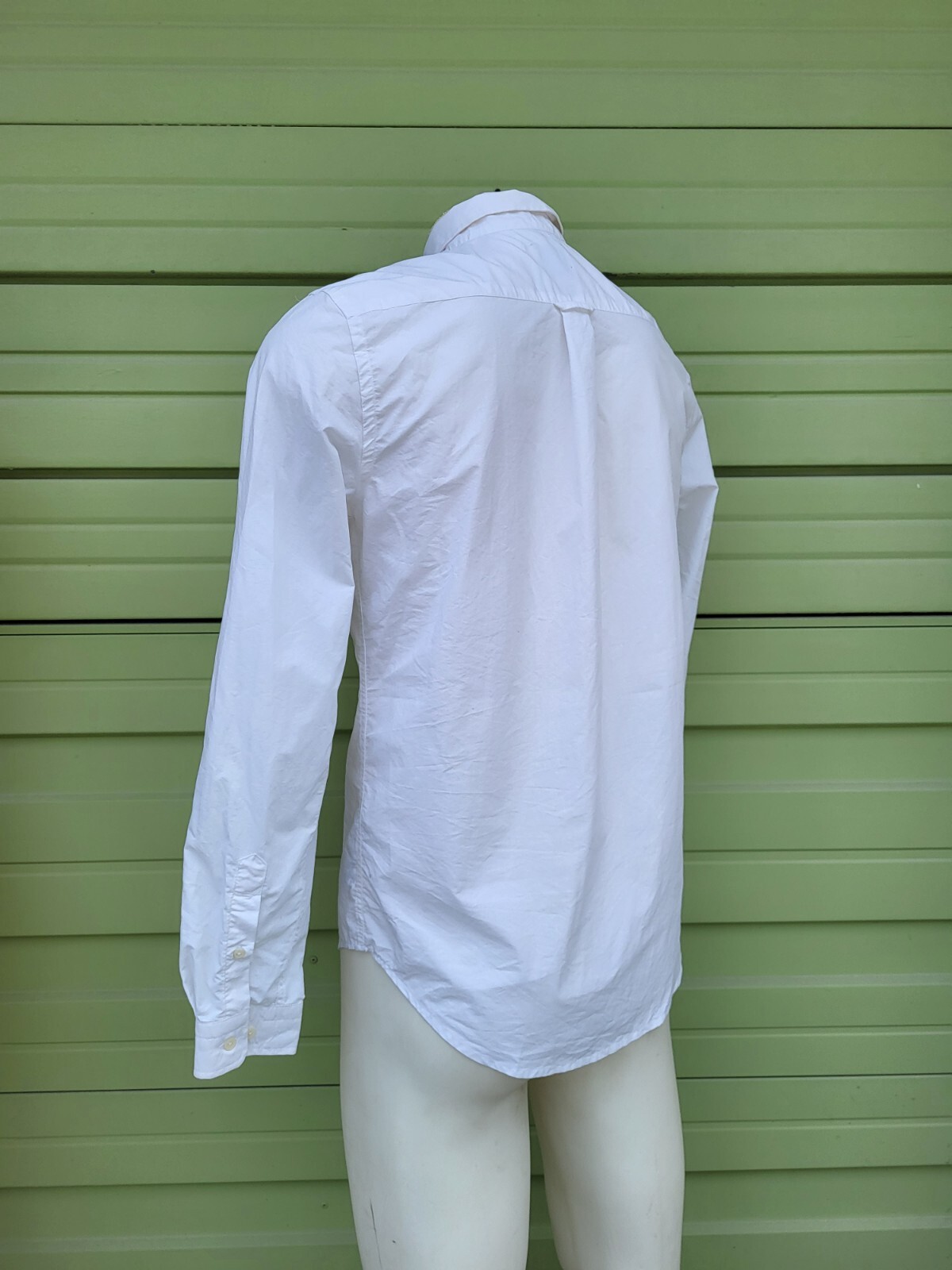 ZARA MAN White SHIRT RELAXED FIT LONG SLEEVE Size S Gem