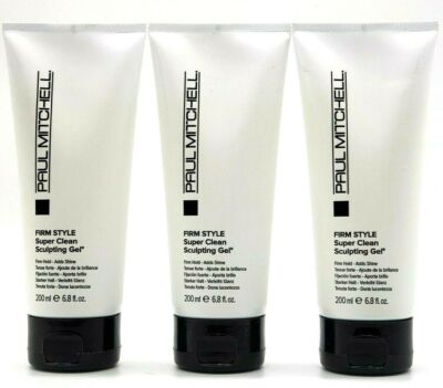 Paul Mitchell Firm Style Super Clean Sculpting Gel, 6.8 oz - ''Pack of 3''