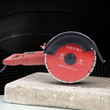 14" Portable Electric Concrete Saw with Water Pump and Blade Wet/Dry Cut-Off Saw