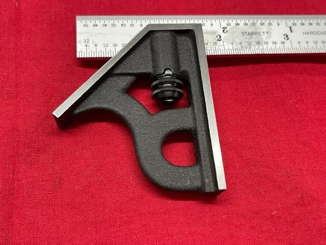 Starrett C11H 4 4R Combination Square with Square Head 4