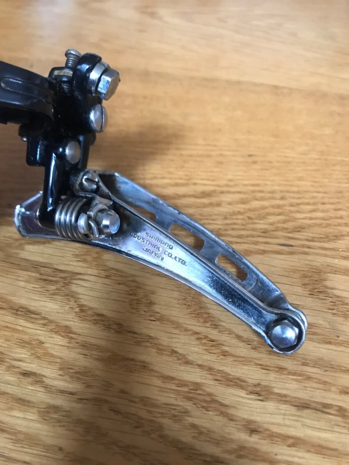 EARLY 1ST GEN DURA ACE  FRONT MECH BAND ON IN BLACK IN NICE CONDITION - Image 3 of 4