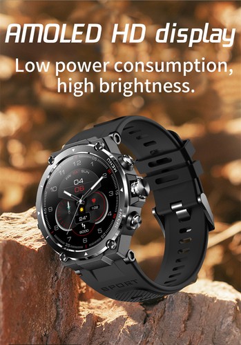 Waterproof Smart Watch Men Women 1.3" Smartwatch Outdoor Sport Fitness Tracker - Picture 3 of 15