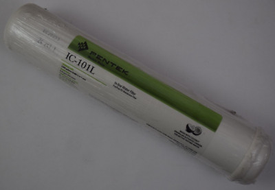 Pentek IC-101L Inline Coconut Carbon Water Filter 1/4 NPT - Pre/Post RO Membrane