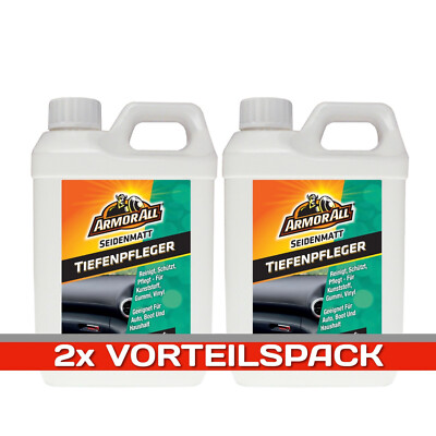 2x Armor All Tiefenpfleger Seidenmatt 2000ml Kunststoff Reiniger Pflege