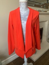 Roman Originals Jacket In A Vibrant Shade Of Burnt Orange. Size 20. Bnwot