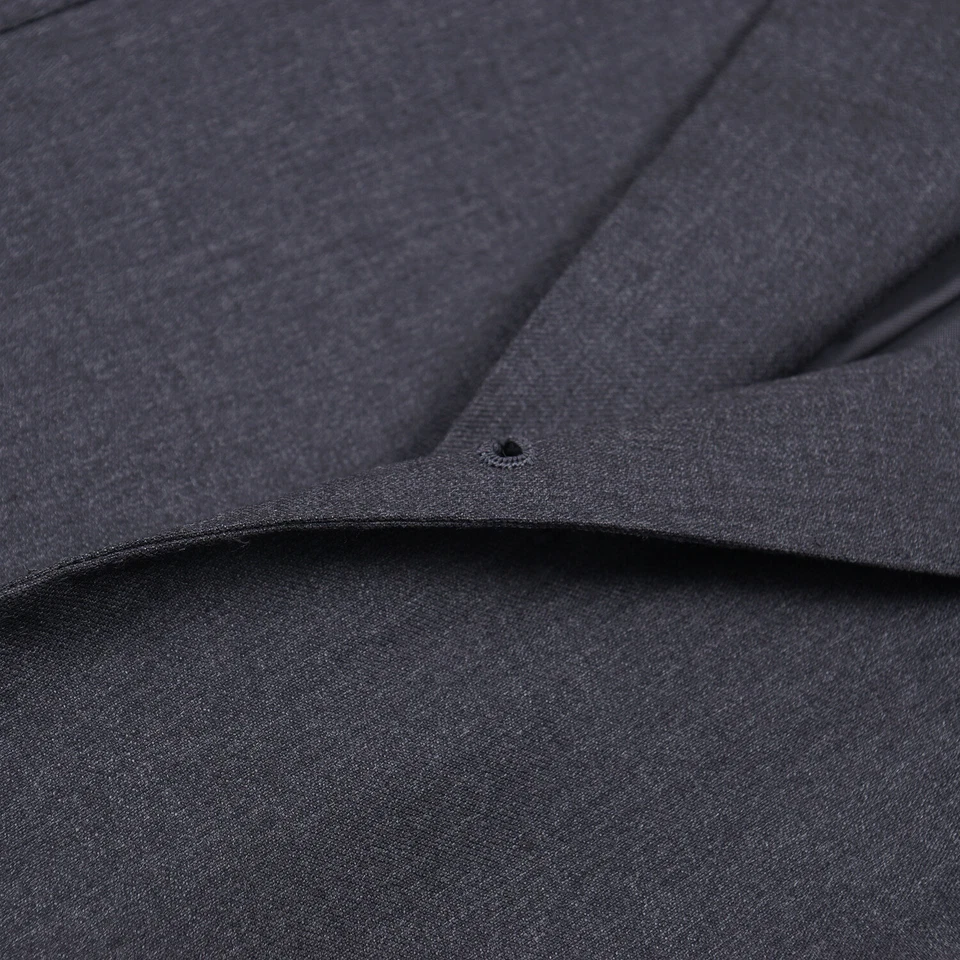 Blazer deportivo Luigi Borrelli Napoli ajustado gris lana 42R (UE 52) Foto 2 de 4