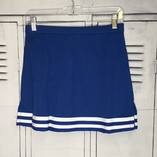 Cheerleading Uniform Blue Skirt New Adult Med