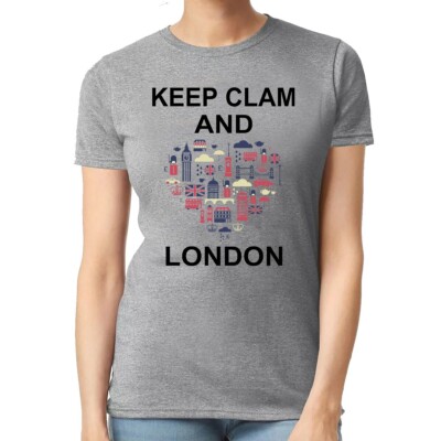 KEEP CLAM AND LONDON | LUSTIG | NEUHEIT | WITZ | T-SHIRT DAMEN TEE TOP