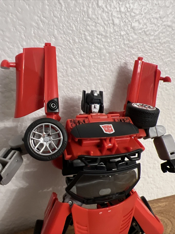 TRANSFORMERS SIDE SWIPE RED DOGE VIPER 7” ACTION FIGURE PLASTIC TAKARA TOY - Image 4 of 4