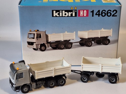 Cargador basculante Kibri 14662 MB H0 1:87 kit modelo construido embalaje original | Zustand: Gebraucht