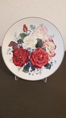 ''Duftender Ruhm'' Teller von The Majesty of Roses (Franklin Mint Nr. E0826)