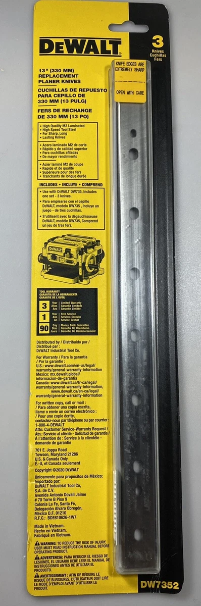 Dewalt sale planer knives