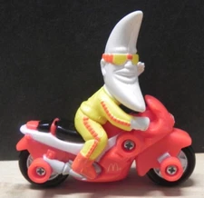 VINTAGE MCDONALD'S MAC TONIGHT HALF MOON GUY ON MOTORCYCLE 1988