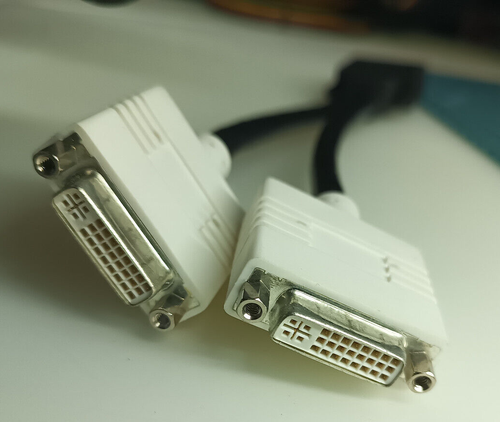 DVI Splitter-Kabel (DVI-I auf 2x DVI) – Neu - Bild 2 von 3