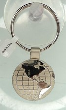 Delta Airlines KLM Airfrance Alitalia Globe Keychain Key Ring