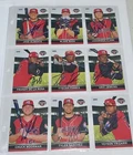 38x SIGNED Hickory Frisco & Spokane MILB Baseball Cards Auto Lot Texas Rangers