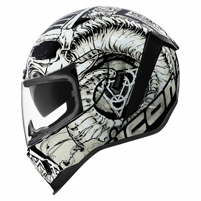 NEW ICON AIRFORM SACROSANCT MOTORCYCLE HELMET STREE STUNT RACE | eBay