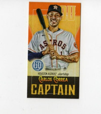 2021 Topps Gypsy Queen Captain Carlos Correa #CM-CC Houston Astros Mini