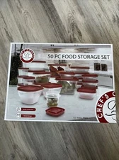 Food Storage Container Set with Lids 50 pc Set BPA Free Plastic Food US