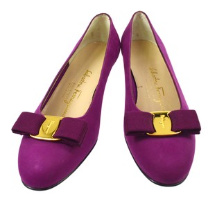 salvatore ferragamo purple shoes