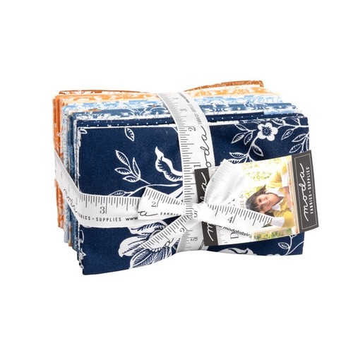 Denim & Daisies Fat Eighths Bundle by Joanna Figueroa of Fig Tree & Co. for Moda