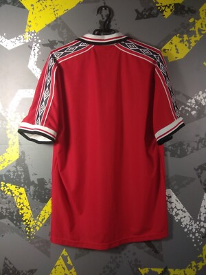 Maillot Manchester United Domicile 1998-2000 Umbro - Homme Taille XL - État Neuf