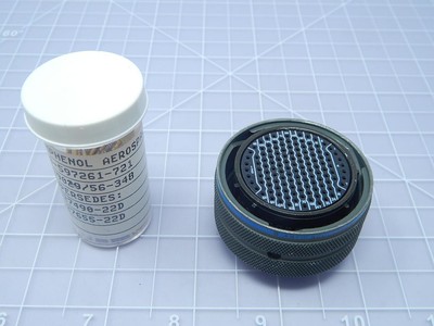 AMPHENOL JMS27467T25B35S H9821-135 CIRCULAR MIL SPEC CONNECTOR W/ CONTACTS T1073