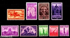 1940 Commemorative Year set (9 Stamps) - MNH
