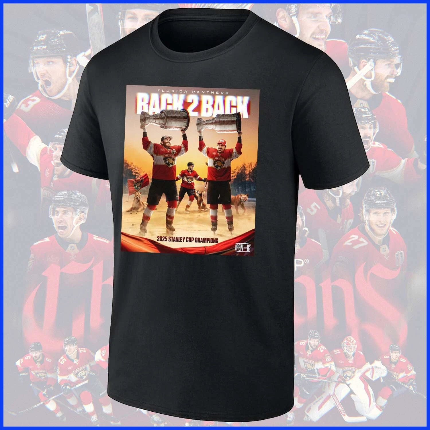 Florida Panthers 2025 Stanley Cup Champions T-Shirt