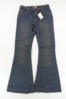 Screw Threads Jeans Britney W27 L30 27/30 blau stonewash Schlaghose Denim C513