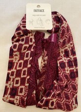 Fat Face Women’s Patchwork Geo Hair Scarf - New - Purple