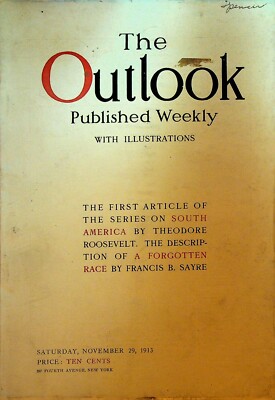 Outlook November 29 1913 Philippines Jewish Farmers in America Teddy Roosevelt