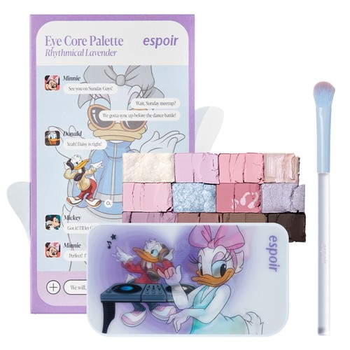 ESPOIR Eye Core Palette 9g 2colors with Brush Disney Edition K-Beauty - Picture 17 of 18